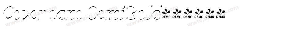 Cover sans SemiBold字体转换